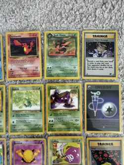 Pokemon TCG Team Rocket Bundle 20 Cards No Duplicates Vintage WOTC - Image 2