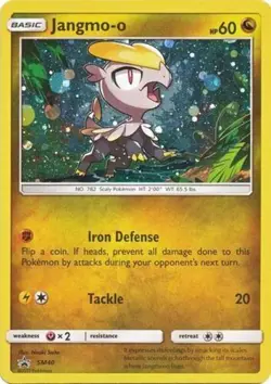 Pokemon TCG Jangmo-o Black Star Promo SM40 Holo Sun & Moon NM/M Cosmos - Image 1