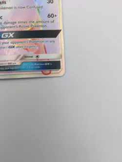 Pokemon TCG Espeon GX Full Art Secret Rare Rainbow Sun Moon Pre Owned Small Dink - Image 5