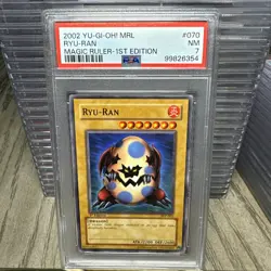 2002 Yu-Gi-Oh! MRL Ryu-Ran Magic Ruler 1st Edition PSA 7 NM - Image 1