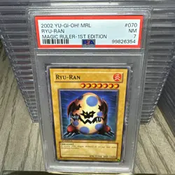 2002 Yu-Gi-Oh! MRL Ryu-Ran Magic Ruler 1st Edition PSA 7 NM - Image 2