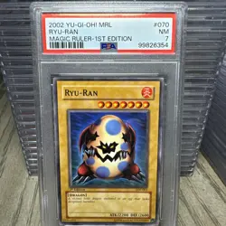 2002 Yu-Gi-Oh! MRL Ryu-Ran Magic Ruler 1st Edition PSA 7 NM - Image 4