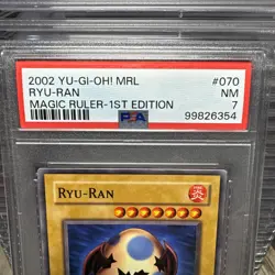 2002 Yu-Gi-Oh! MRL Ryu-Ran Magic Ruler 1st Edition PSA 7 NM - Image 5