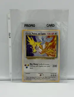 Pokemon Legendary Bird Articuno, Moltres, Zapdos Jumbo Card SEALED IN OG PLASTIC - Image 3