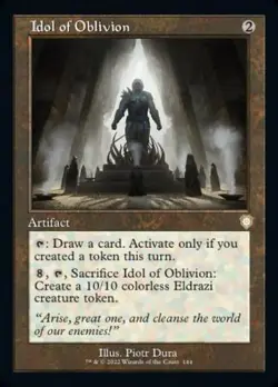MTG Brothers' War Commander - Idol of Oblivion (Retro) - Image 1