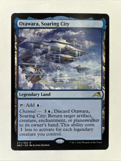 MTG Otawara, Soaring City (NM) - (Regular) Neon Dynasty - Image 2
