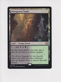 MAGIC THE GATHERING MTG LORWYN ECLIPSED OVERGROWN TOMB - Image 1