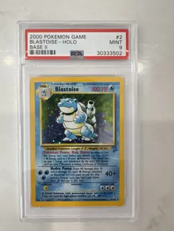 Pokemon PSA 9 Base Set II Trio Charizard, Blastoise, Venusaur - Image 2