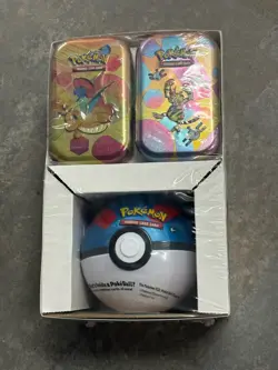 Pokemon TCG: 151 Mini Tins (2) + 1 Poke Ball - 3 Pack Sam’s Club Exclusive - Image 1