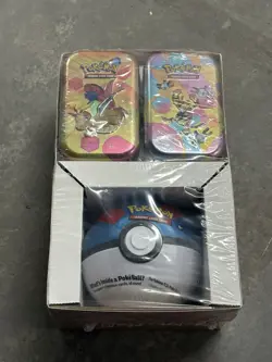 Pokemon TCG: 151 Mini Tins (2) + 1 Poke Ball - 3 Pack Sam’s Club Exclusive - Image 2