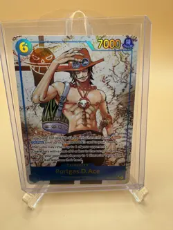 One Piece TCG Portgas D. Ace OP13‑119 Alt Art SEC Carrying on His Will - Image 1