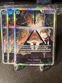One Piece Five Elders x3 OP13-082 SR (OP-13 English) - Image 1