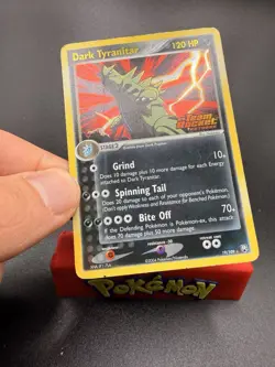 MP/HP Dark Tyranitar 19/109 Team Rocket Returns Reverse Holo Rare Pokemon Card - Image 2