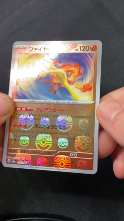 Pokemon Japan - Moltres (Master Ball Pattern) - 146/165 - SV2a: Pokemon Card 151 - Image 2