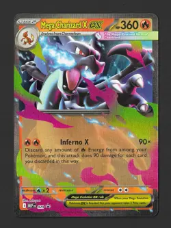 Pokemon Mega Charizard X EX 029 & Mega Charizard Y EX 030 Black Star Promo NM - Image 3