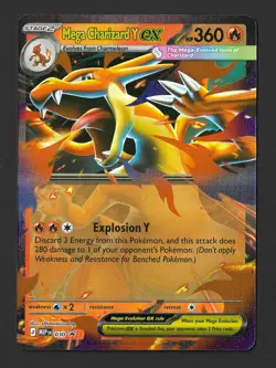 Pokemon Mega Charizard X EX 029 & Mega Charizard Y EX 030 Black Star Promo NM - Image 5