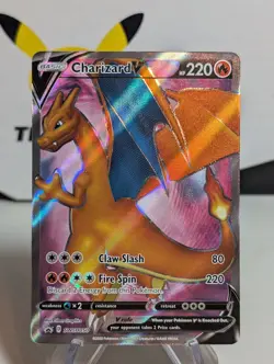 Pokemon Charizard V SWSH050 Sword & Shield Champions Path ETB Promo Holo NM - Image 1