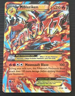 Pokemon TCG M Blaziken EX XY Promo XY86 LP - Image 1