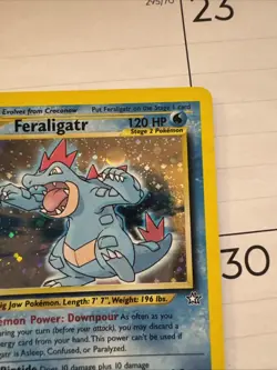 Pokemon TCG Neo Genesis 1st Edition Holo Rare Feraligatr 5/111 (NM) - Image 3