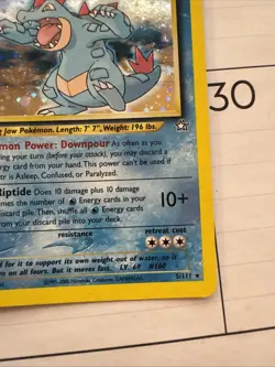 Pokemon TCG Neo Genesis 1st Edition Holo Rare Feraligatr 5/111 (NM) - Image 4