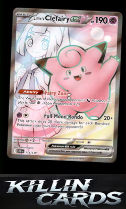 Lillie's Clefairy ex - 173/159 173/159 Pokemon Ultra Rare SV09: Journey Together - Image 1