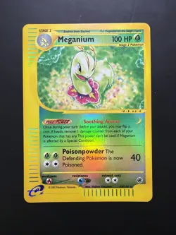Meganium 18/165 Reverse Holo Rare Expedition Base Pokemon TCG Near Mint - Image 1