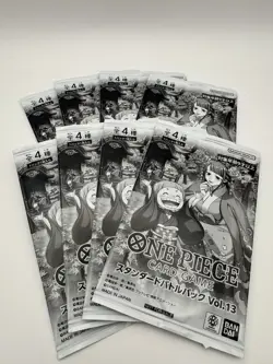 ONE PIECE TCG CARD GAME AUTHENTIC JAPANESE Standard Battle Pack Vol.13 PROMO x8 - Image 1