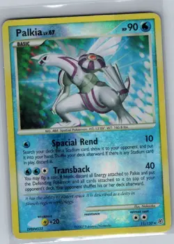 Palkia 11/130 Reverse Holo - Diamond and Pearl - Pokemon Card - LP - Image 1