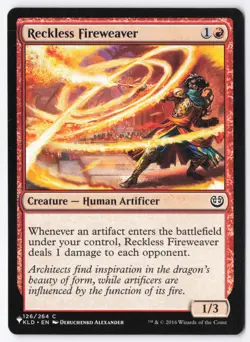 Reckless Fireweaver Normal C The List Reprints 126 NM - Image 1