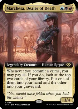 MTG Foil - Marchesa, Dealer of Death (Extended Art) - 357 / LP / English - Image 1