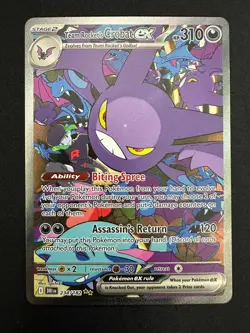 Team Rocket's Crobat ex 234/182 Destined Rivals Pokemon 2025 NM - Image 2