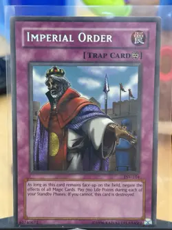 Yugioh Imperial Order PSV-104 Secret Rare Original Print LP - Image 1