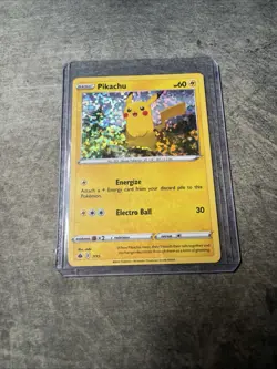 McDonald’s Happy Meal Toy Pokemon 2022 Match Battle Pikachu Holo Card - Image 1