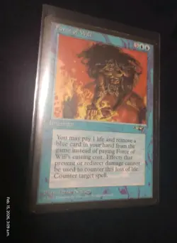 Force of Will (Alliances, ALL) MTG - LP/EX - Image 1