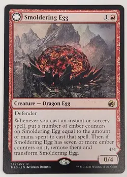 Smoldering Egg Ashmouth Dragon NM MTG, Buy 3+ Get FREE SHIPPING! - Image 1