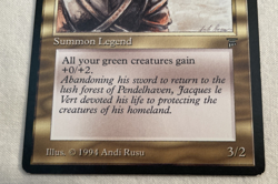 1x Jacques le Vert Legends MTG Magic the Gathering LP - Image 3
