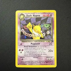 Pokemon TCG Dark Hypno 9/82 Holo Team Rocket Vintage Rare MP - Image 1