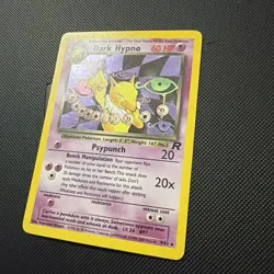 Pokemon TCG Dark Hypno 9/82 Holo Team Rocket Vintage Rare MP - Image 2