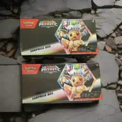 Pokemon Prismatic Evolutions Surprise Box Combo Bundler'O 2 Boxes. Free Ships :) - Image 1
