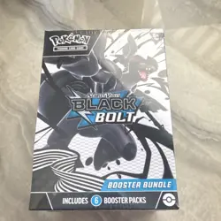 Pokemon Scarlet & Violet Black Bolt Booster Bundle Box 6 Packs - Image 1