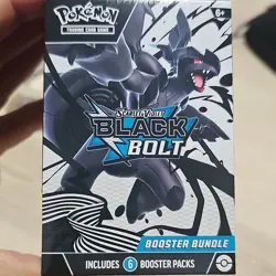 Pokemon Scarlet & Violet Black Bolt Booster Bundle 6 Packs English - Image 1