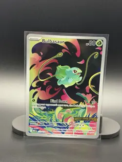 2025 Pokemon Mega Evolution Stamped MEG EN Bulbasaur Promos #133/132 CG4 - Image 2