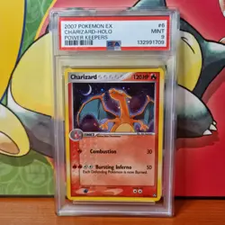 Charizard EX Power Keepers Holo Rare #6 PSA 9 Mint Pokemon TCG - Image 1