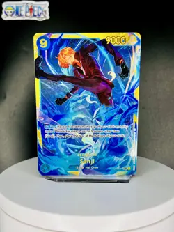 One Piece Card Game 🏴‍☠OP06-119 Sanji SEC NM Alt Art Foil ENGLISH - Image 1