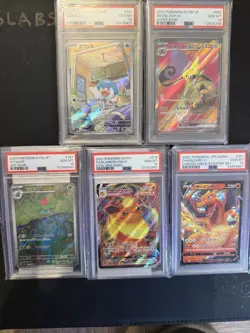 5 PSA 10 Graded Pokemon TCG Cards Bundle Amazing Deal - Image 2