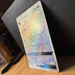 Pokemon Umbreon GX TCG Sun & Moon Holo Card 154/149 Secret Rainbow Rare - Image 3