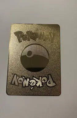 Pokemon Charizard VMAX Gold Metal Shiny FAN ART CARD, collectors item - Image 3