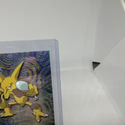 Pokemon Topps Black -- Holo -- Alakazam -- #65 -- Near Mint+ - Image 3