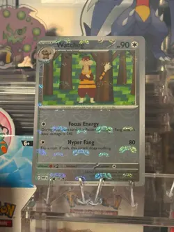 Pokemon | Watchog Master Ball Reverse Holo 073/086 White Flare English - Image 1