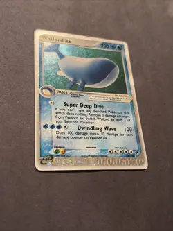 Pokemon TCG Wailord EX 100/100 EX Sandstorm Holo Rare LP - Image 5